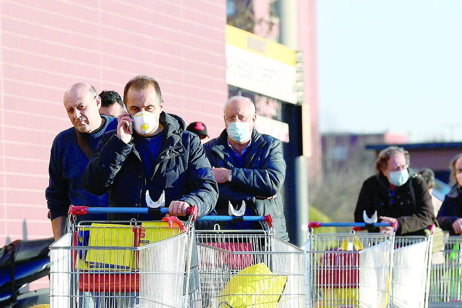 Itália é o país europeu mais afetado pelo novo coronavírus 