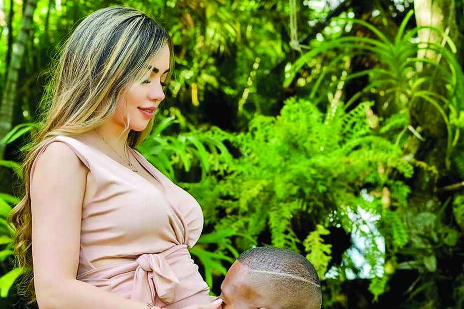 Borja com a sua companheira em foto do Instagram