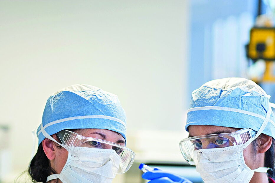 Máscaras nos hospitais