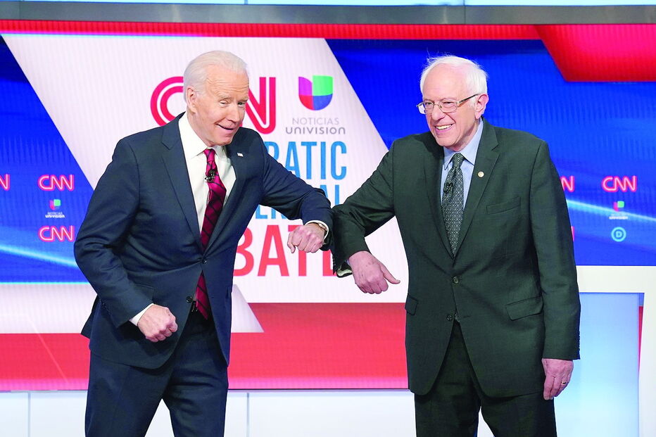 Joe Biden e Bernie Sanders