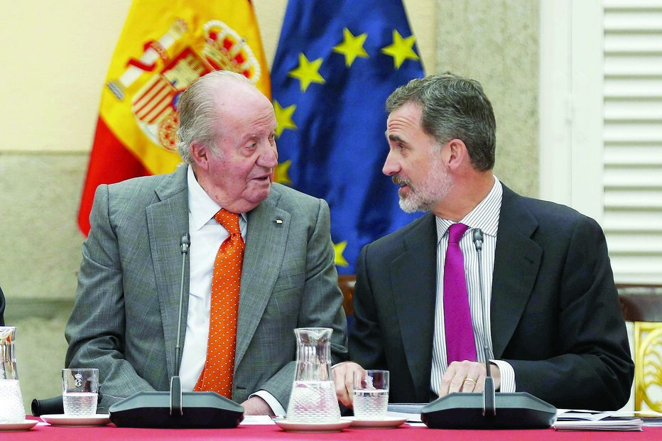 Rei Felipe VI e o pai, Juan Carlos