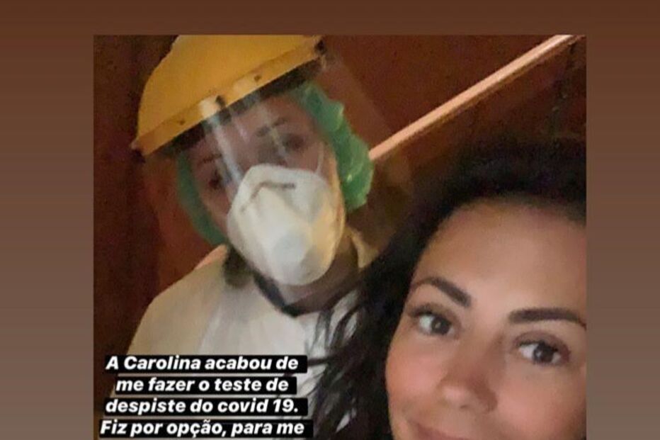 Sofia Ribeiro faz teste para saber se está infetada com coronavírus
