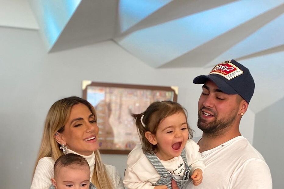 Liliana Filipa, Daniel Gregório e os filhos: Ariel e Santi