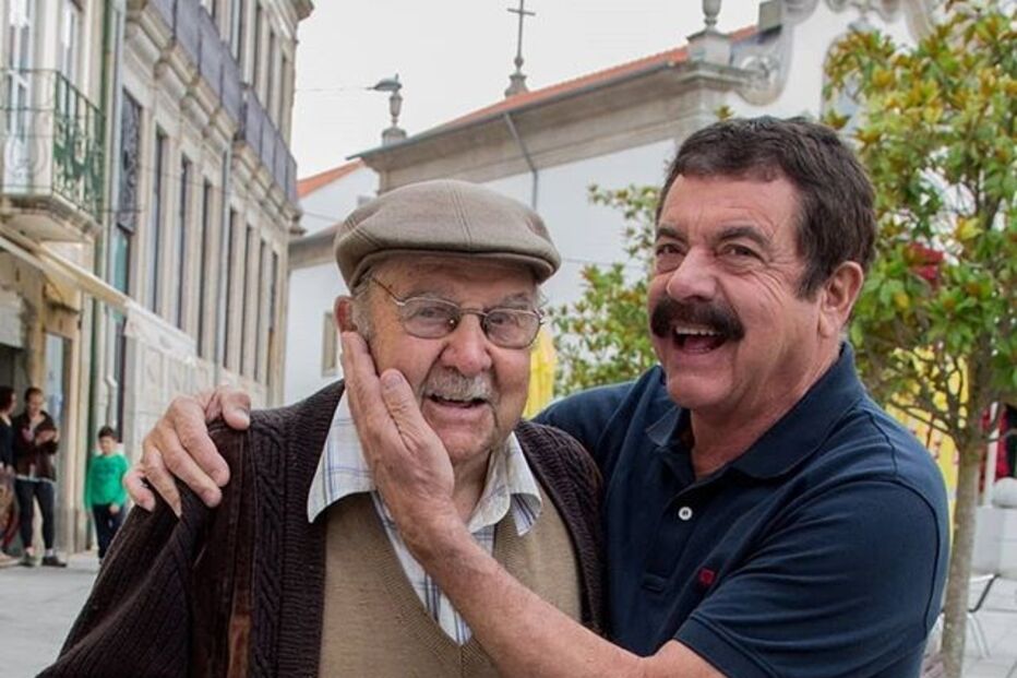 Quim Barreiros com o pai