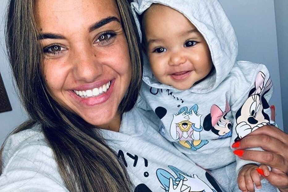 Joana Diniz com a filha Valentina