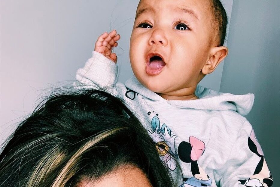 Joana Diniz com a filha Valentina