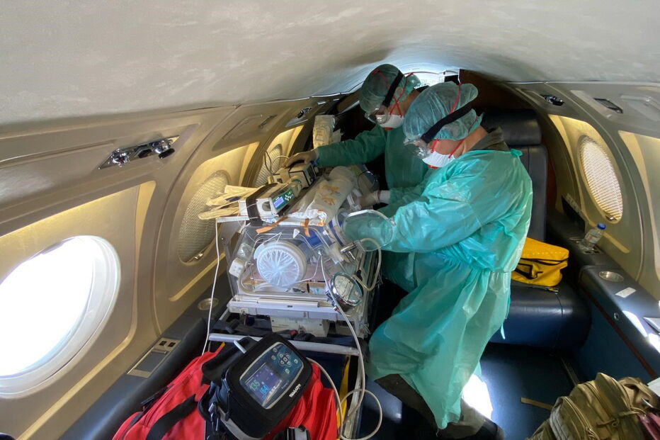 Força Aérea transporta recém-nascido dos Açores para o continente