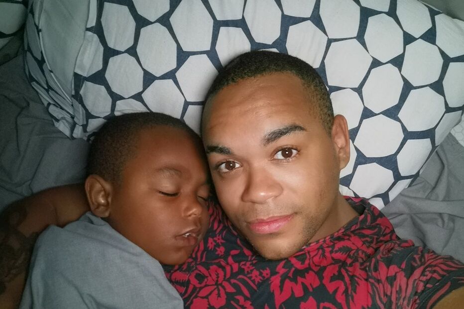 badoxa e o filho Gabriel