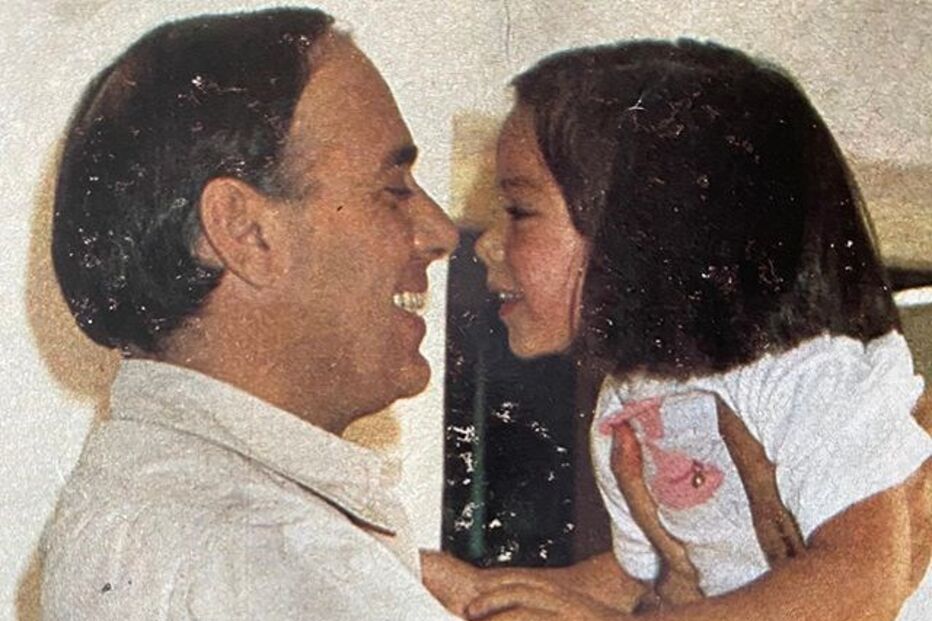 Tamara Falcó e o pai