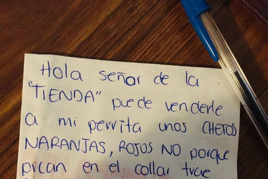 Homem em isolamento manda cadela às compras com lista e dinheiro na coleira