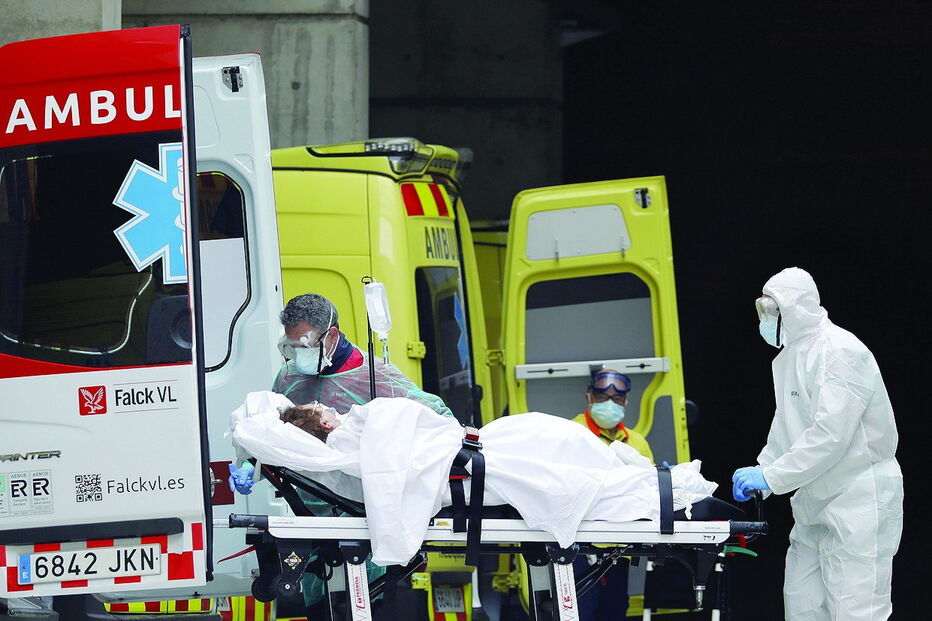 Mortes por coronavírus em Espanha