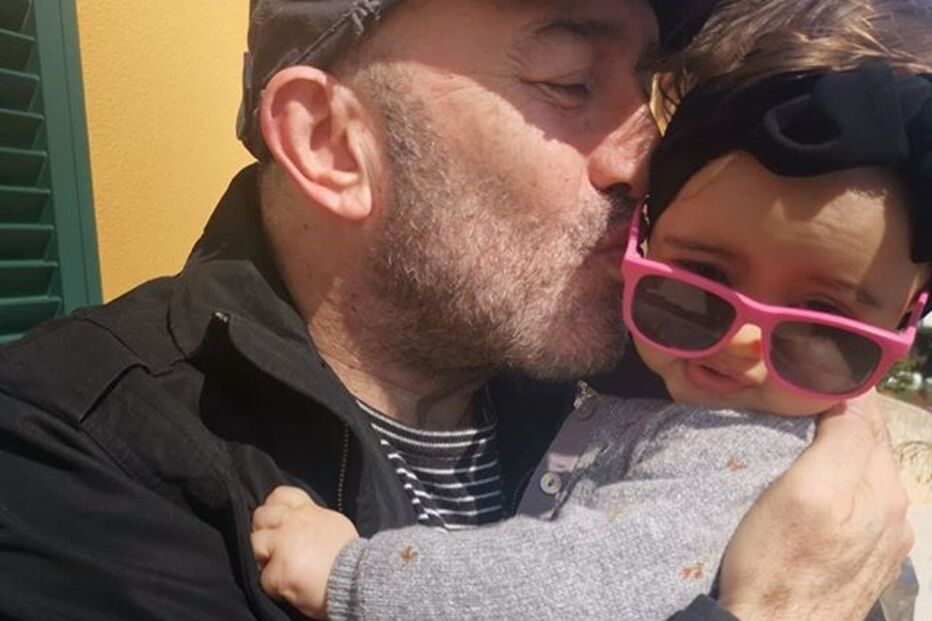 José Raposo e a filha, Lua