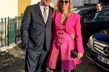 Pedro Carvalhas com a mulher Ana