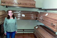 Filipa Santos, agente funerária