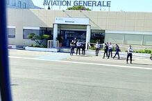 Momento em que polícia interceptou os milionários em Marselha