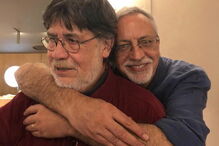 Luís Sepúlveda com o comentador da CMTV, Francisco José Viegas