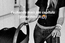 Carolina Patrocínio assinala momentos após parto do quarto filho