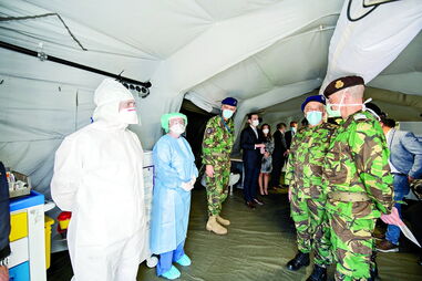 Hospital militar pronto a cuidar tropa e polícias infetados com coronavírus