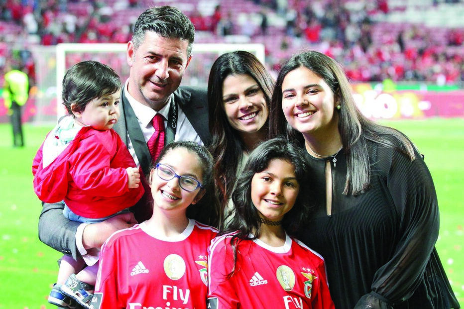 Rui Vitória com a família