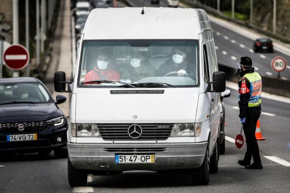 Ação de sensibilização e fiscalização da PSP na Ponte 25 de Abril