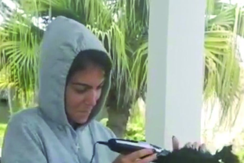 Georgina cortou cabelo do craque no Funchal 