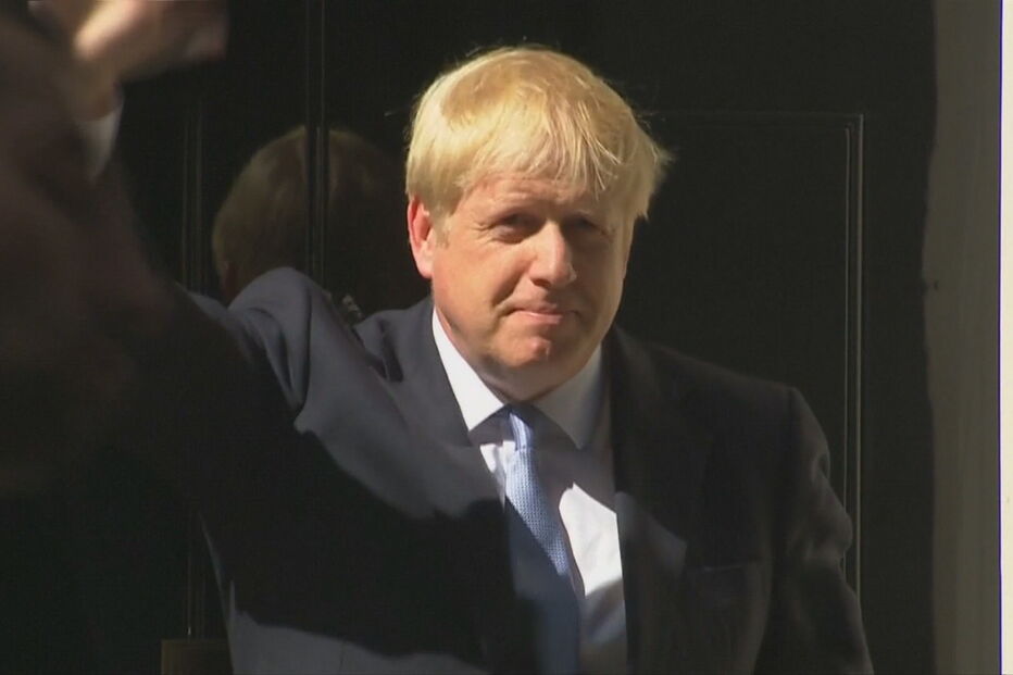 Primeiro-ministro britânico Boris Johnson 	