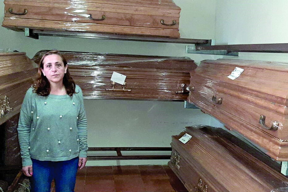 Filipa Santos, agente funerária