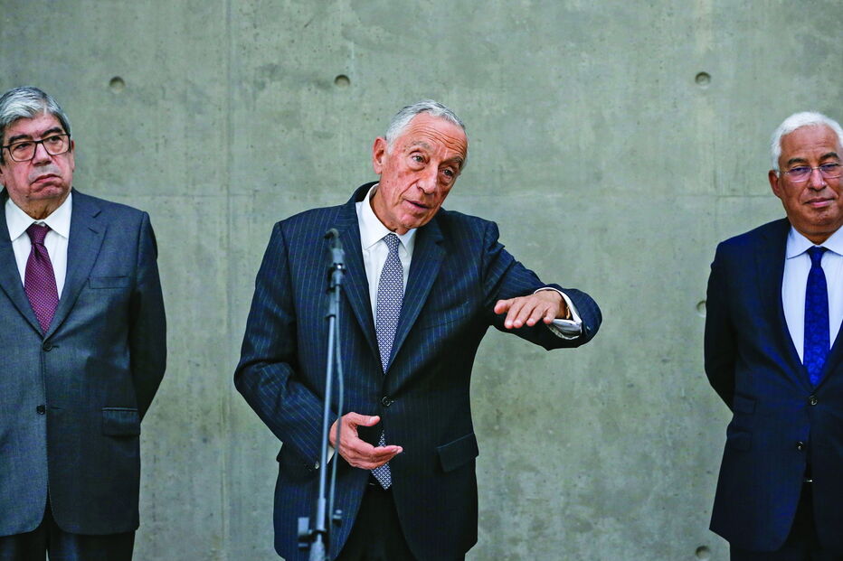 Marcelo Rebelo de Sousa, António Costa e Ferro Rodrigues