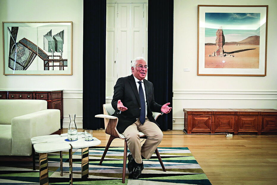 O primeiro-ministro António Costa