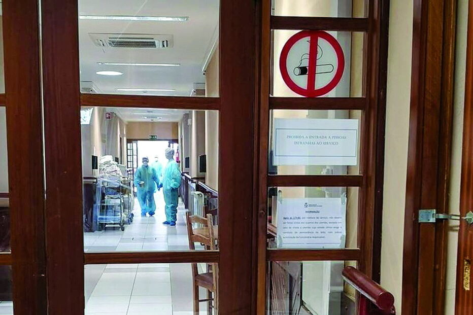 Ala de isolamento no lar da Misericórdia de Aveiro, em Oliveirinha 