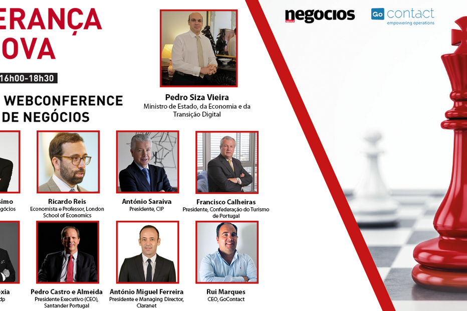 Grande conferência com o ministro da Economia e os CEO da EDP e Santander