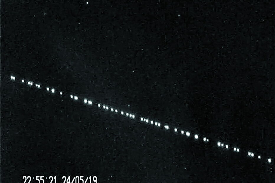 Avistamento dos satélites, semelhante ao que ocorreu quinta-feira  
