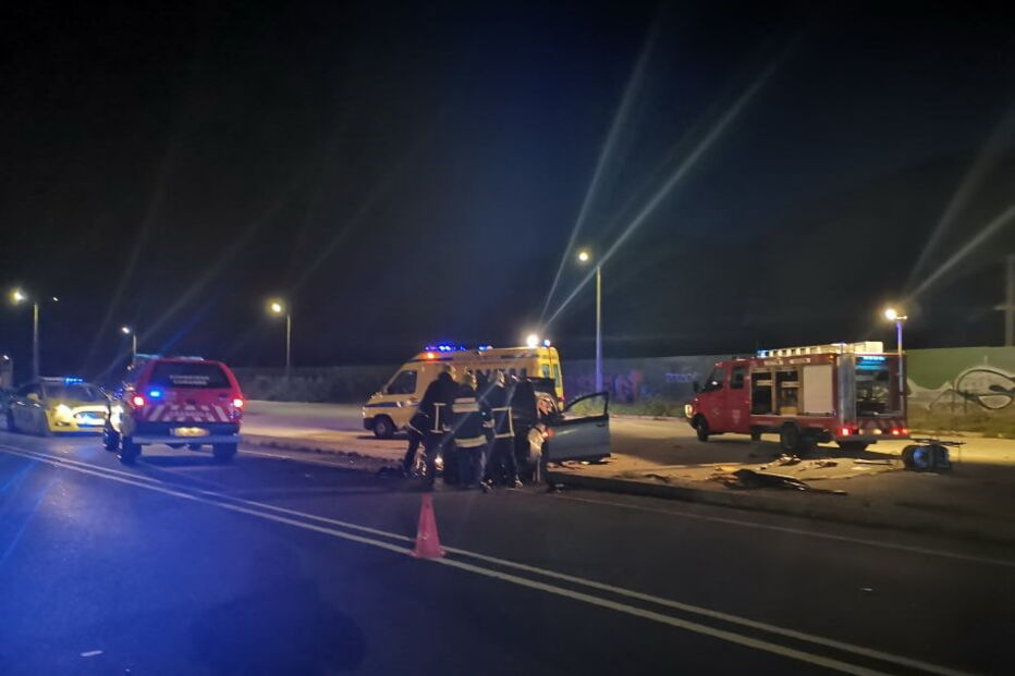 Homem de 71 anos ferido em despiste de carro no IC1 em Grândola