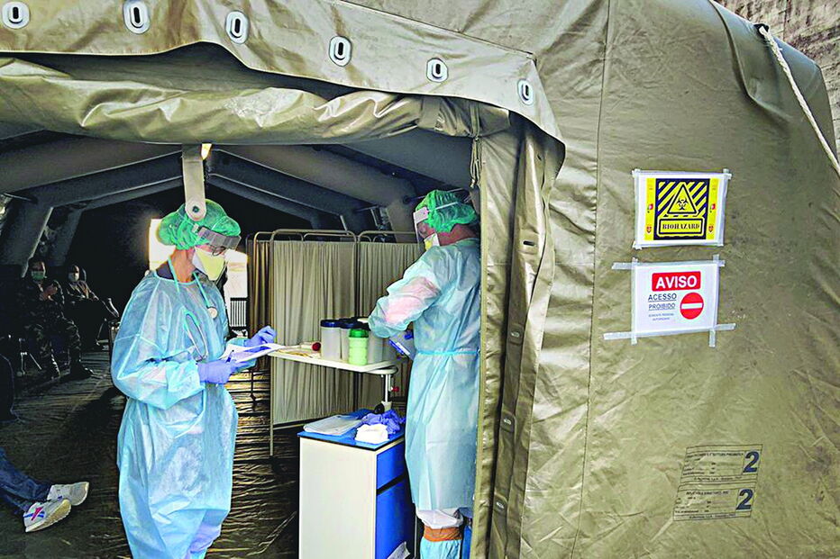 Militares fazem testes à Covid-19. Têm 160 indisponíveis, 68 deles infetados  