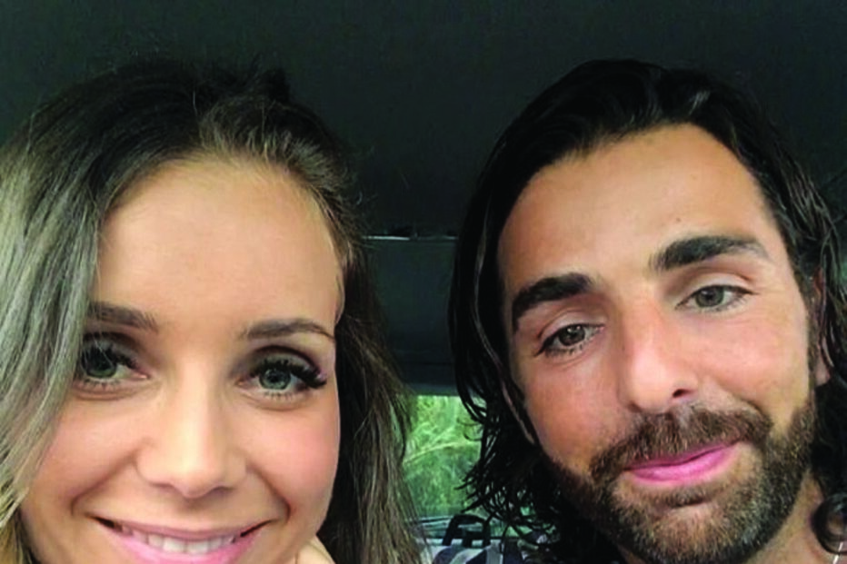 Luciana com o ex-marido, Daniel Souza  