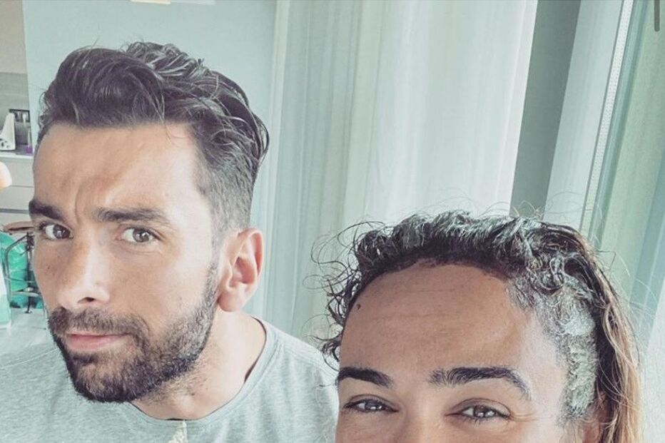 Rui Patrício pinta o cabelo à mulher na quarentena