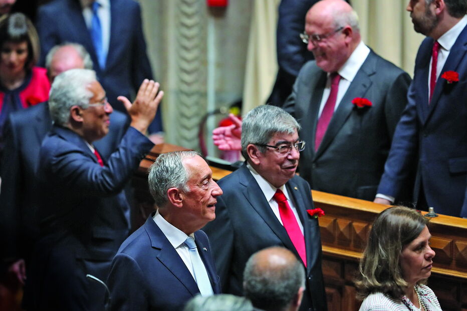 Marcelo Rebelo de Sousa, António Costa e Ferro Rodrigues