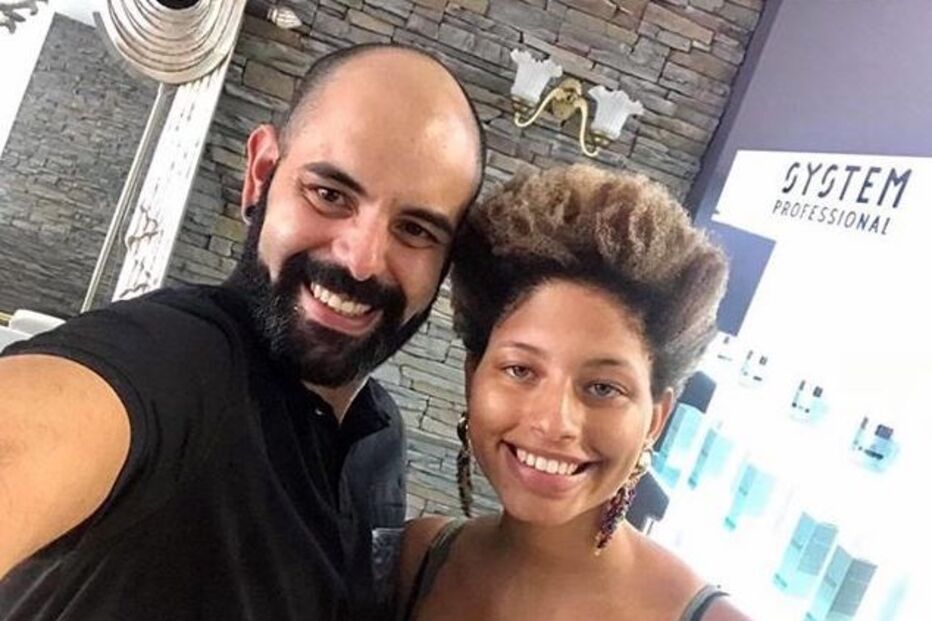 Soraia e o cabeleireiro