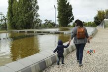 Portões do Parque dos Poetas reabrem mas com poucas pessoas no interior