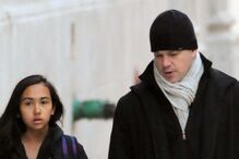 Matt Damon e a enteada, Alexia.jpg