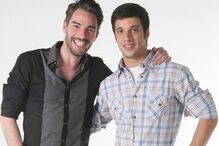 Cláudio Ramos e o irmão, Luís Nascimento, ex-concorrente da 'Casa dos Segredos'