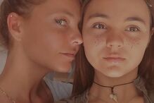 Bárbara Norton de Matos e a filha Luz