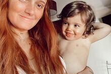 Carolina Deslandes com Guilherme