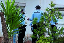 PSP e PJ estiveram durante todo o dia à procura do principal suspeito da morte de Francelina Santos, de 87 anos