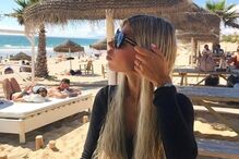 Elena, namorada de Odisseas Vlachodimos 