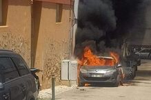 Incêndio em carro deixa homem em estado grave no centro de Portimão	