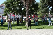 Trabalhadores da restauração e turismo manifestam-se à porta do Ministério do Trabalho