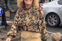 Ana Brito e Cunha e o filho, Pedro