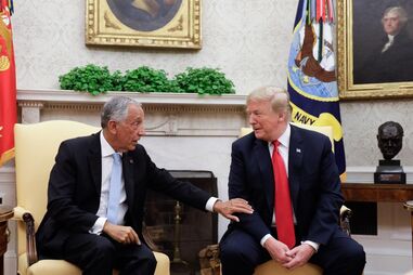 Donald Trump e Marcelo Rebelo de Sousa 