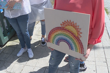 Ritinha tem paralisia cerebral e fez 17 anos. Grupo de voluntários quis dar um dia especial a esta jovem